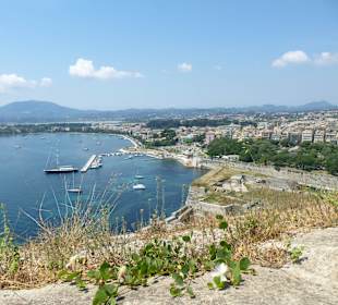 Blick auf Kofru Stadt von der Burg