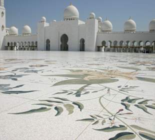 Sheikh Zayed Moschee in Abu Dhabi
