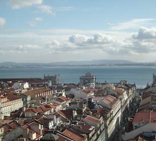 Ausblick vom Elevador de Santa Justa