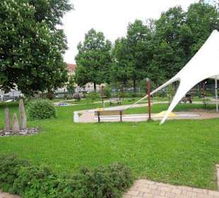 Minigolf im Park