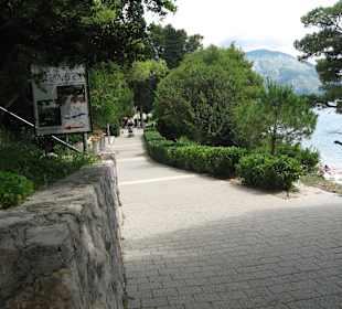 Strandpromenade Mlini-Srebreno