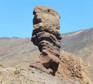 Einer von vielen Felsen am Pico del Teide