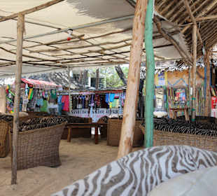 Blick auf den Souvenirshop