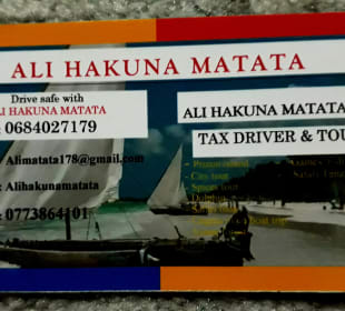Tourguide Ali Hakuna Matata
