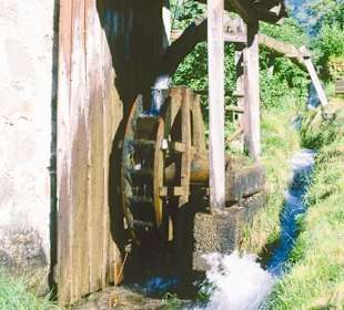 Farmermühle auf dem Weg zum Partschinser Wasserfal
