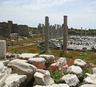 Historischer zentraler Marktplatz in Side