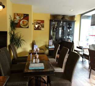 Blick in das Café