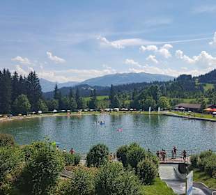 Ideal für Familien - Badesee in Going