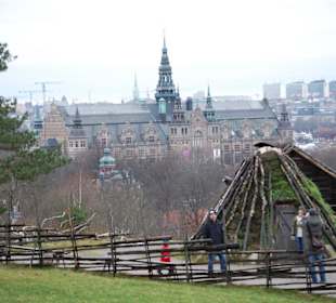 Ausblick von Skansen über Stockholm