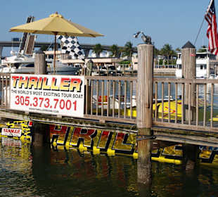 Miami Thiller Boat Anlegeplatz
