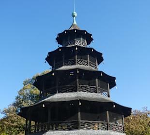 Der Chinesische Turm im Englischen Garten