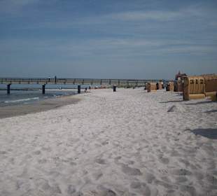 Blick auf die Seebrücke