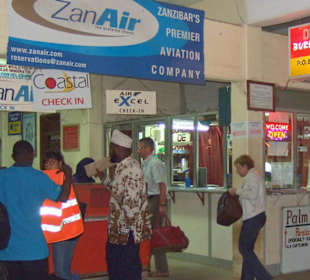 Wechselstube Airport Sansibar