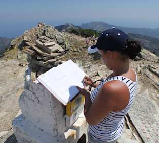 Eintrag im Buch auf dem Ypsarion