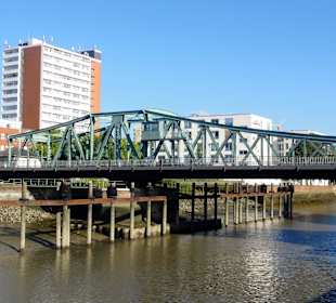 Blick auf die Alte Geestebrücke