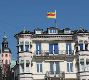 Am Leopoldsplatz von Baden-Baden