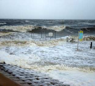 Sturmflut in Cuxhaven