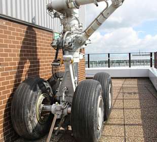 Fahrgestell auf der Aussichtsplattform