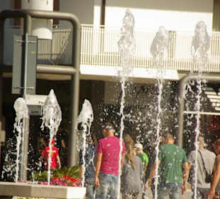 Die Piazza Fontana im September