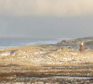 Winterlandschaft - Leuchturm