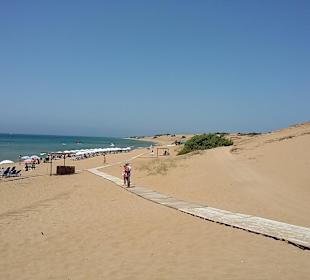 Issos Strand. Viel schöner