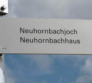 Wanderung zum Neuhornbachhaus