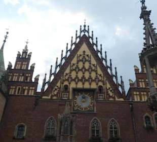 Rynek / Marktplatz: Ratusz we Wrocławiu