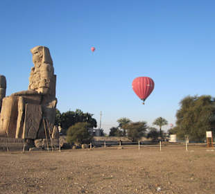 Ein Ausflug mit einem Ballon, mit Guide Ahmed Mostafa Luxor
