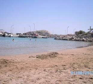 Sandstrand in Kolymbia