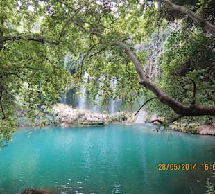 Der Wasserfall in Antalya 