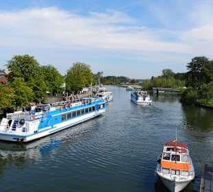 Blick von der Eldebrücke 