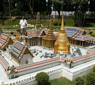 Der Wat Phra Kheo aus Bangkok in der Übersicht