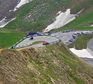 Blick zum großen Parkplatz