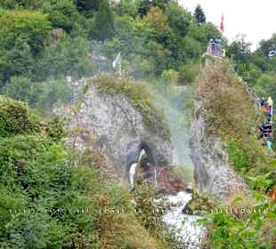 Am Rheinfall von Neuhausen bei Schaffhausen