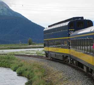 Auf dem Weg zu den Gletschern