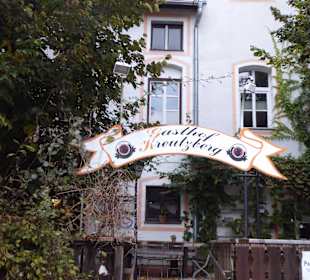 Außenansicht der Gaststätte