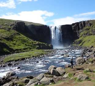 Der Gufufoss Wasserfall 