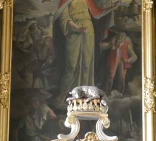 Hauptaltar der Kirche St. Laurentius, Nordheim