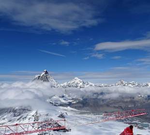 Auf dem Gipfel, grandiose Aussicht