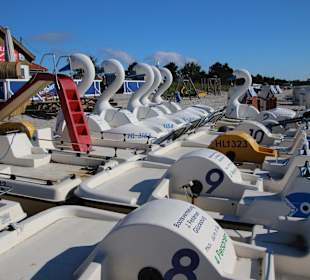 Tretbootverleih Sandstrand Drei