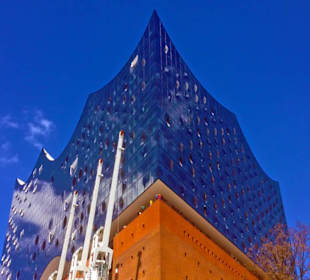 Die besondere Außenfassade des Konzertgebäudes