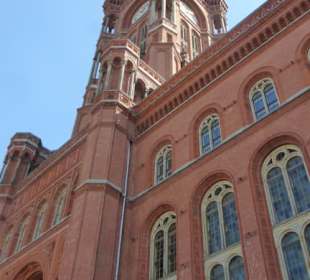 Das Rote Rathaus in Berlin