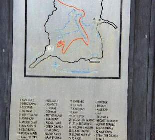 Burg von Alanya (Ic Kale) An&/Abfahrt