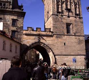 Aufgang von der Karlsbrücke zur Burg