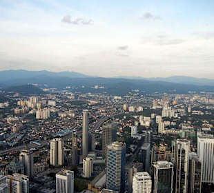 Aussicht von Level 86 Petronas Twin Towers