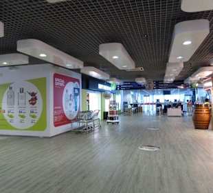 Läden & Sicherheitskontrolle auf Level 2