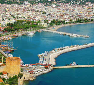 Der Hafen von Alanya