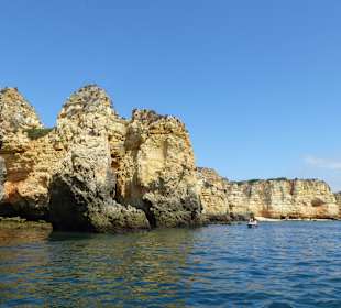 Blick von der Bom Dia: Ponta da Piedade