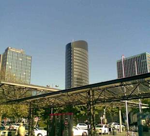 Blick vom Bahnhof in Richtung Innenstadt