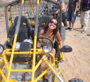 Begeisterung nach der Rallyepiste